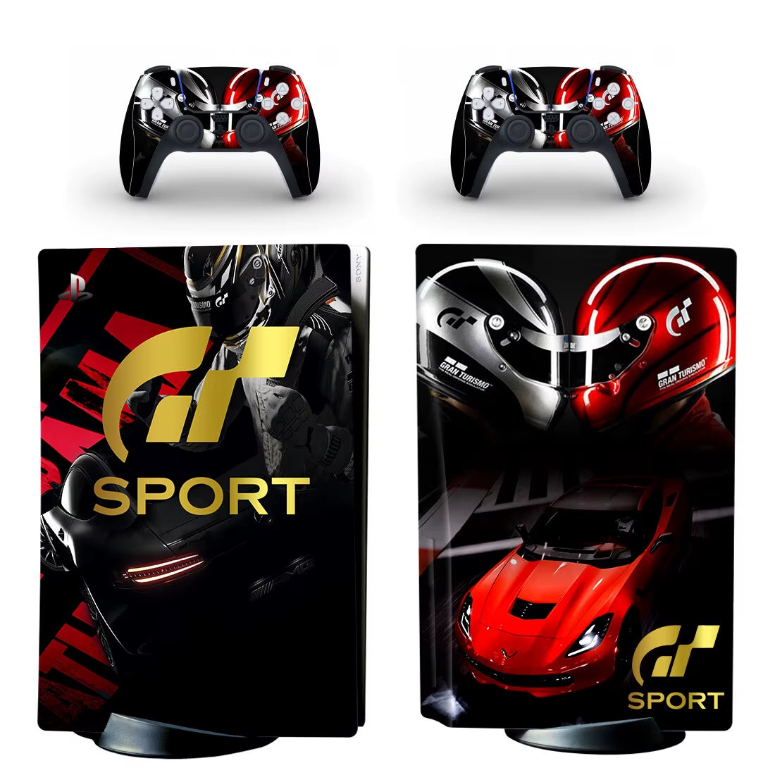 Gran Turismo GT Sport PS5 Disc Skin Sticker Protector Decal Cover for Console Controller PS5 Disk Skin Sticker Vinyl