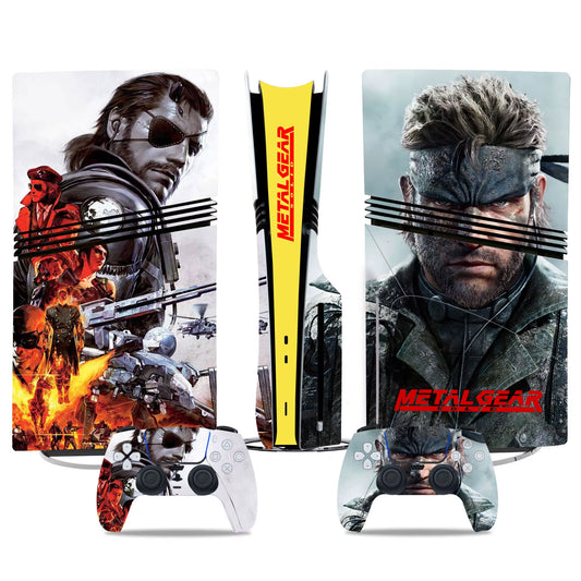 Metal Gear Solid PS5 Pro Disc Skin Sticker Protector Decal Cover for Console Controller PS5 Pro Disk Sticker Vinyl