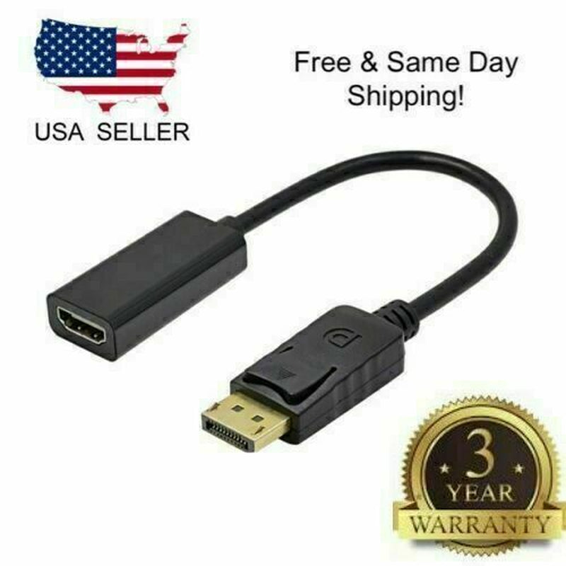 Display Port to HDMI Female Adapter Converter Cable Displayport DP HDMI ADP262